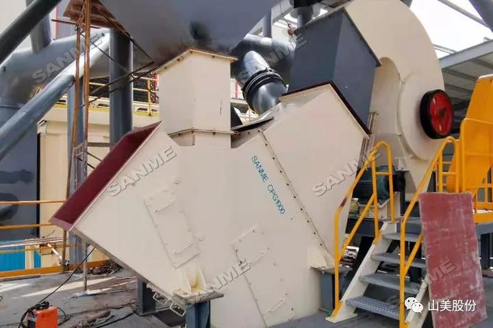 项目|上海德赢VWIN股份广州楼站式建筑垃圾制备机制砂项目正式投产