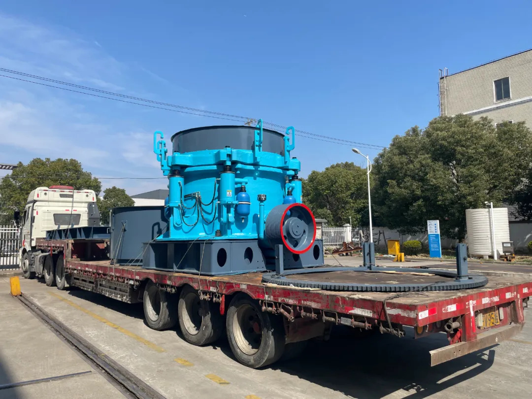 德赢VWINE-SMS欧星系列液压圆锥破碎机施工现场(二)